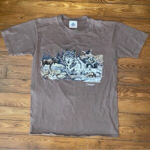 Brown Graphic T-Shirt